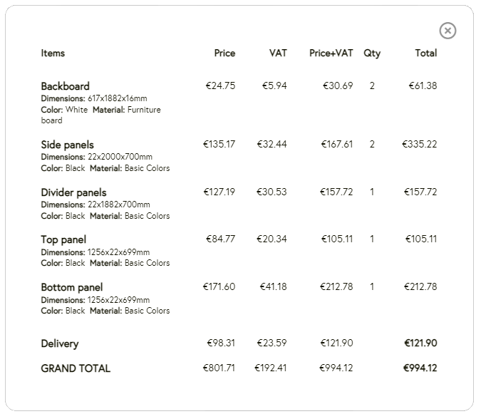 Planificador de habitaciones online
