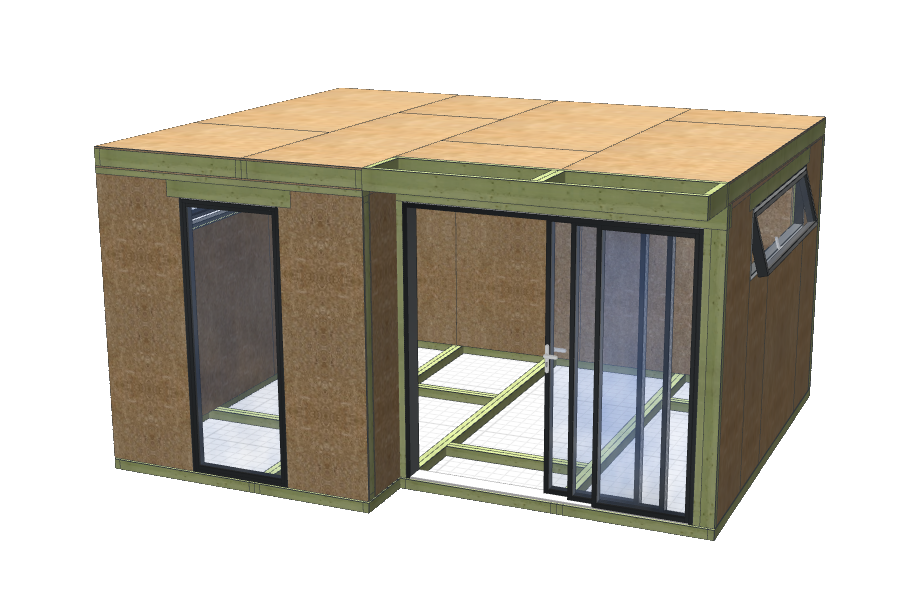 Planos de diseño de estudios de jardín