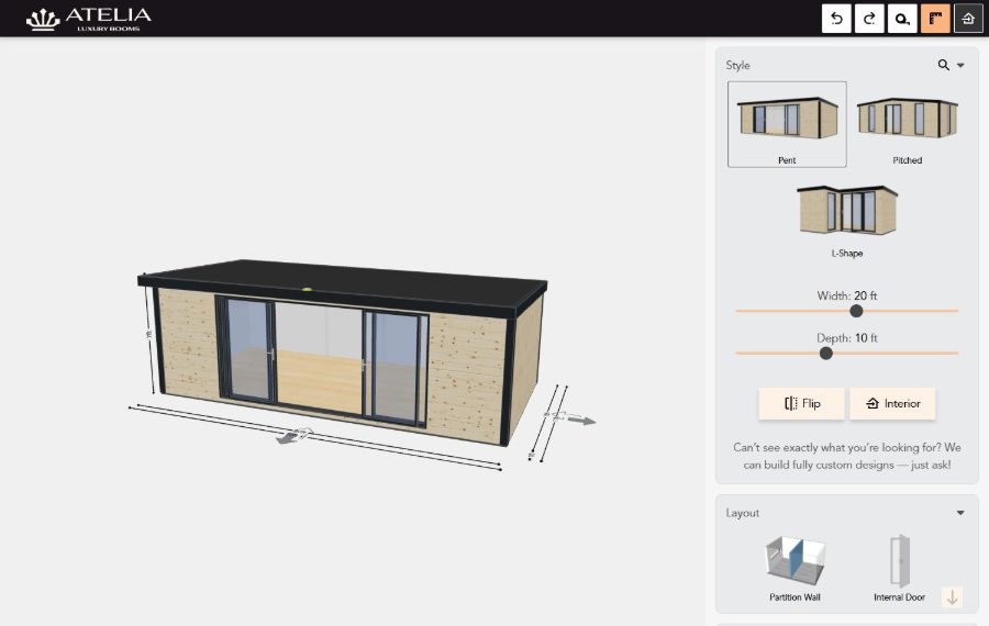 Configurador 3D de Atelia