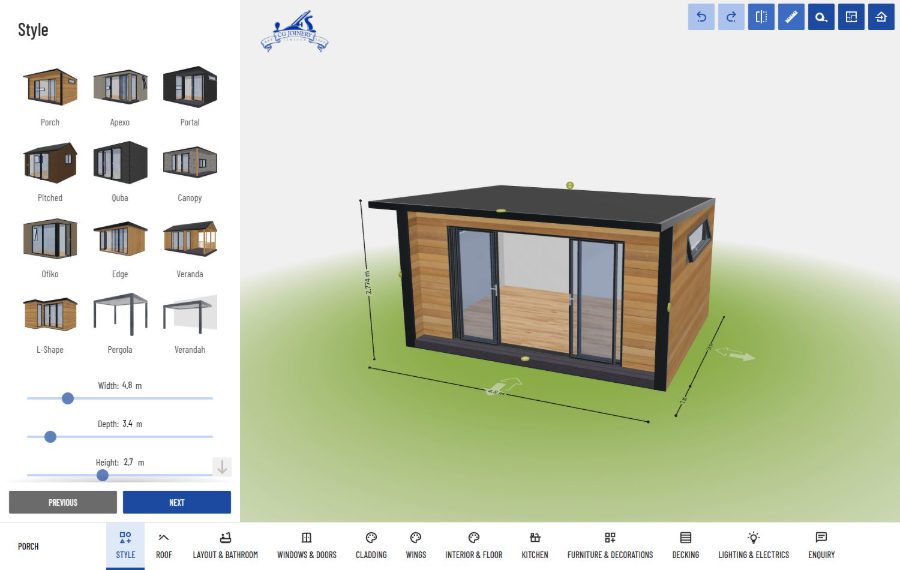 Configurador 3D de CG Joinery