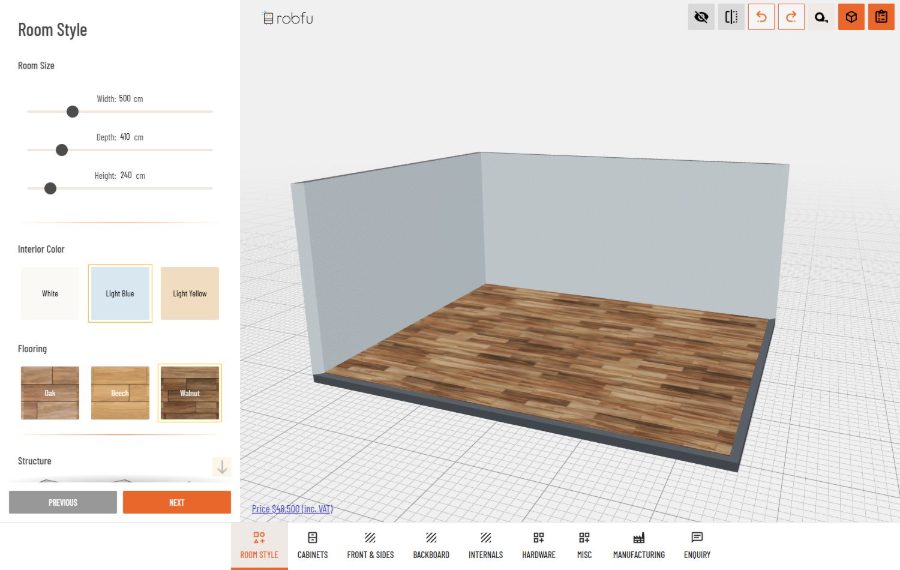Configurador 3D de Kitchens - Robfu