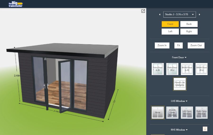 Configurador 3D de The Big Trade Counter